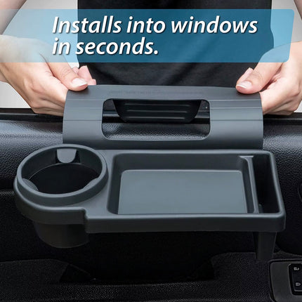 Window Cup Holder & Storage Tray