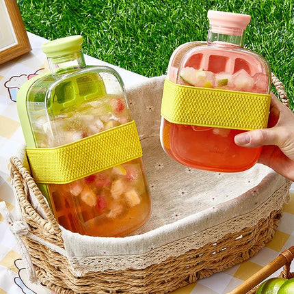 2-in-1 Silicone Ice Maker Bottle