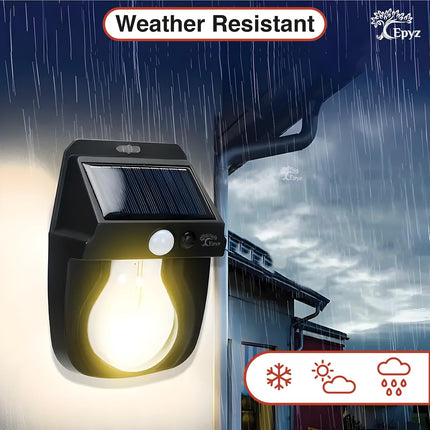 Solar Motion Sensor Wall Light