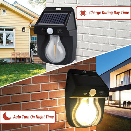 Solar Motion Sensor Wall Light