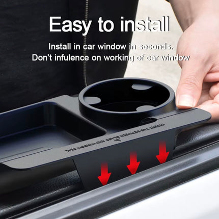 Window Cup Holder & Storage Tray