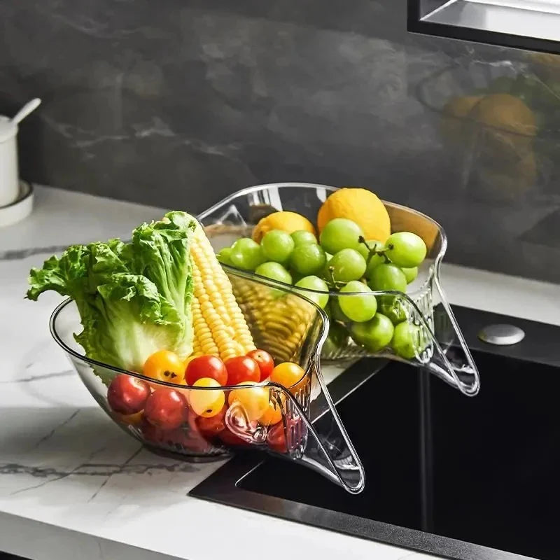 2 in 1 Vegetable Washing Bowl