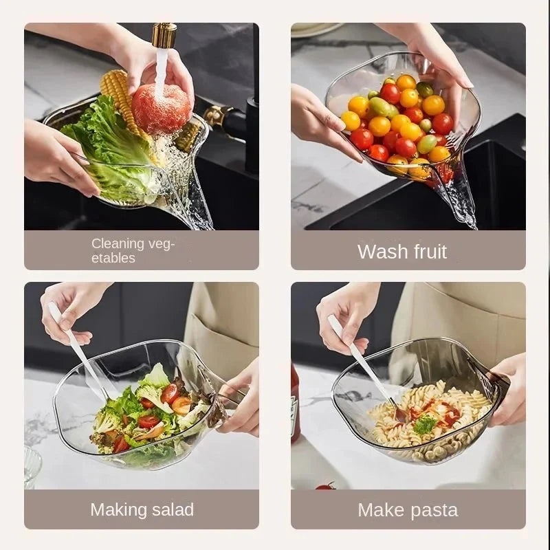 2 in 1 Vegetable Washing Bowl