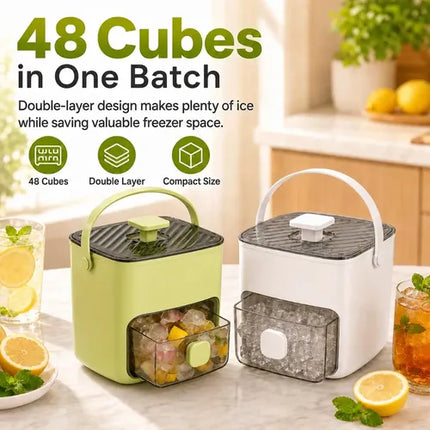 One-Touch Ice Bucket with Lid