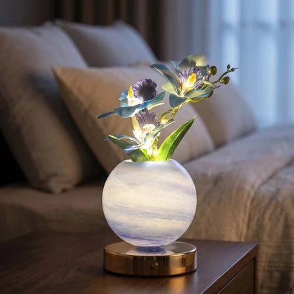 Charger led flower vase