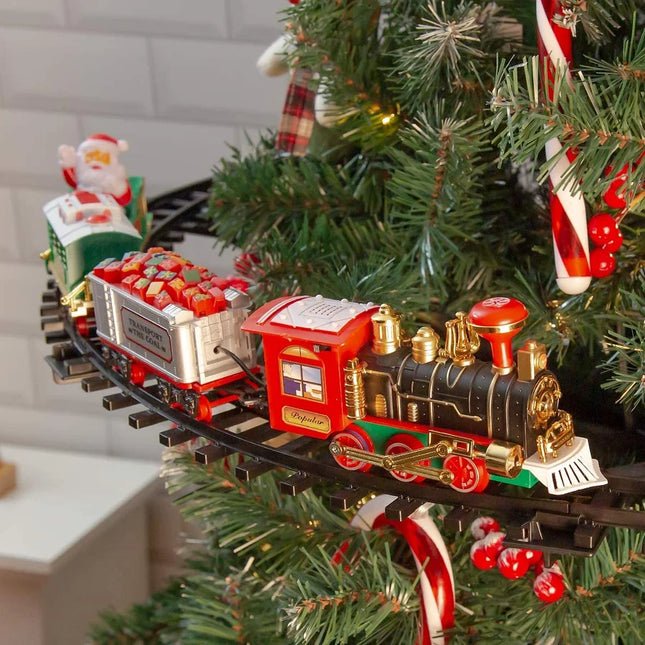 Christmas Tree Train Set