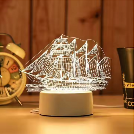 3D Lamp Desk (Boat)