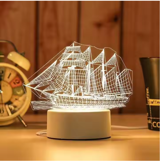 3D Lamp Desk (Boat)