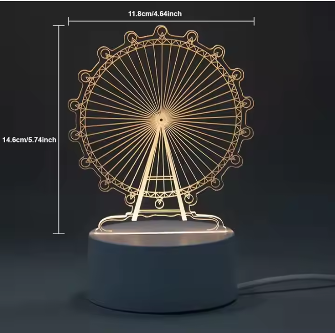 3D Lamp Desk (Roulette)