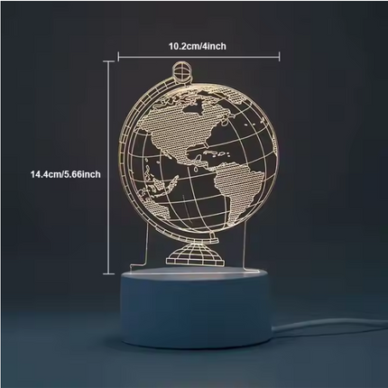 3D Lamp Desk(Globe)