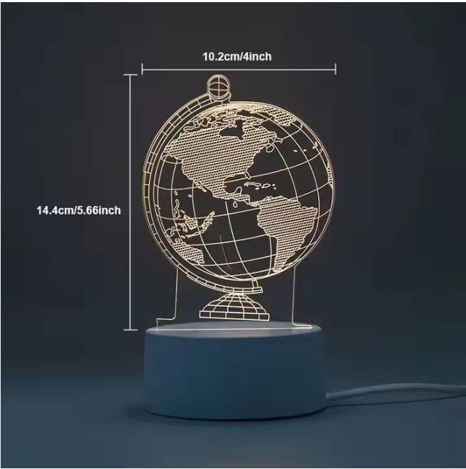 3D Lamp Desk(Globe)