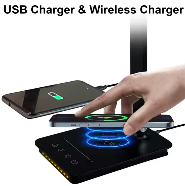 Flexible Desk Lamp With Phone Charger