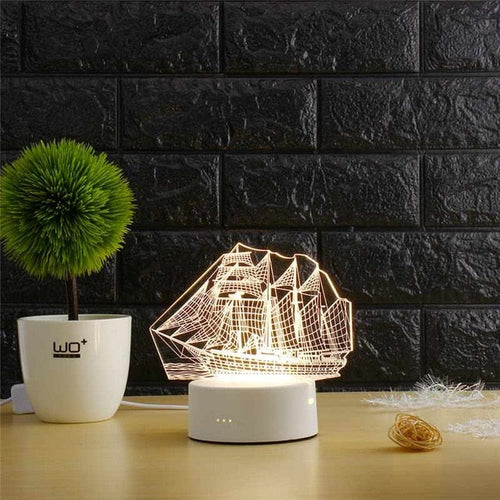 3D Lamp Desk (Boat)