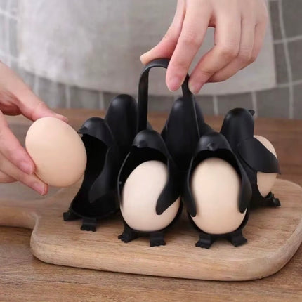 Penguin Egg Holder & Boiler Basket