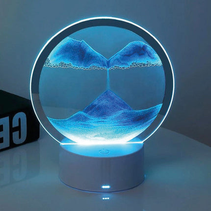 3D sand art table lamp