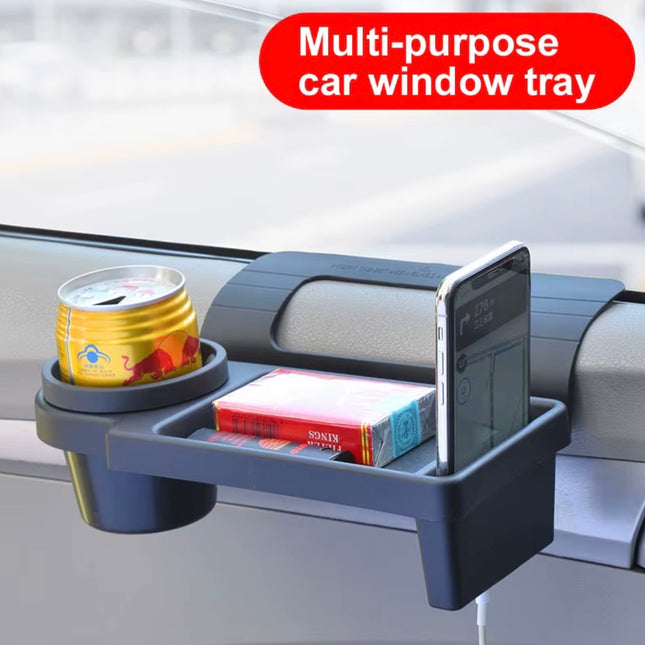 Window Cup Holder & Storage Tray