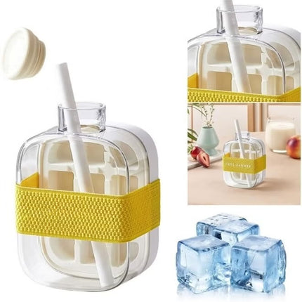 2-in-1 Silicone Ice Maker Bottle