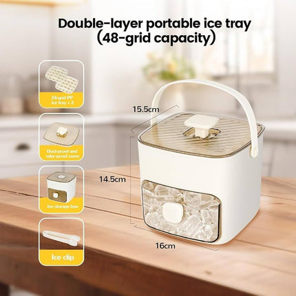 One-Touch Ice Bucket with Lid