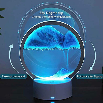 3D sand art table lamp