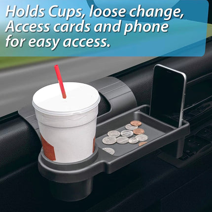 Window Cup Holder & Storage Tray