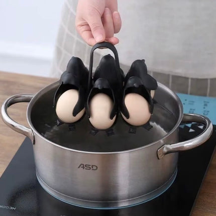 Penguin Egg Holder & Boiler Basket