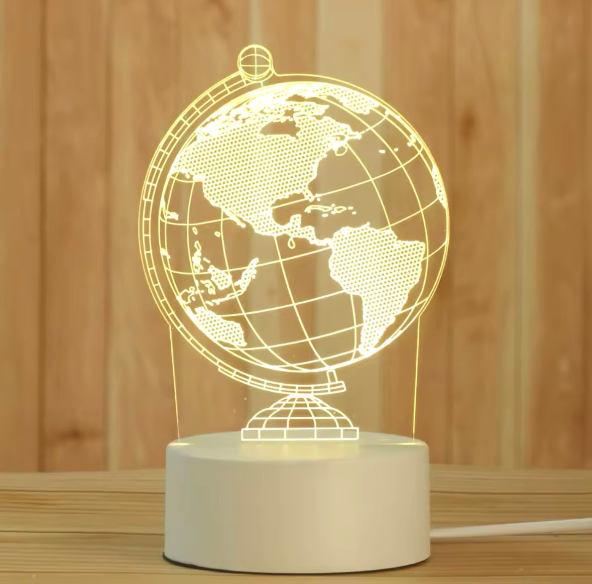 3D Lamp Desk(Globe)
