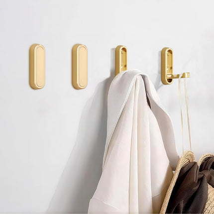 Folding Gold Wall Hooks