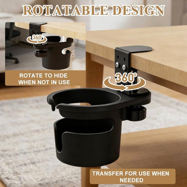 Rotating Desk Cup Holder