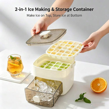 One-Touch Ice Bucket with Lid