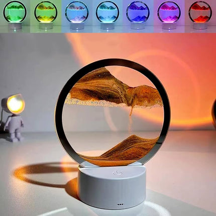 3D sand art table lamp