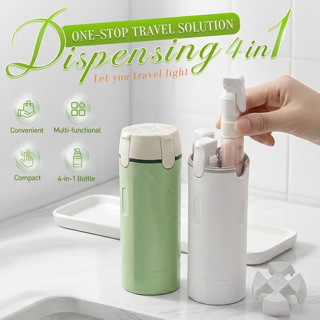 4-in-1 Travel Bottle Dispenser