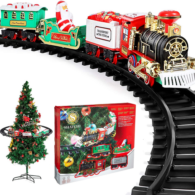 Christmas Tree Train Set
