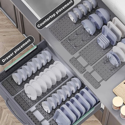 Drain bowl shelf