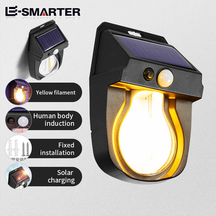 Solar Motion Sensor Wall Light