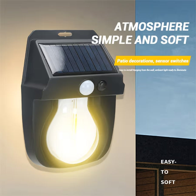 Solar Motion Sensor Wall Light