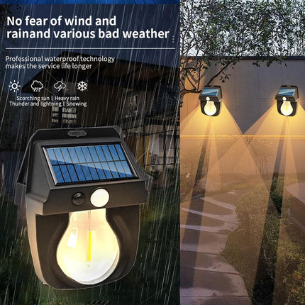 Solar Motion Sensor Wall Light