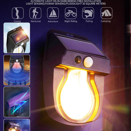 Solar Motion Sensor Wall Light